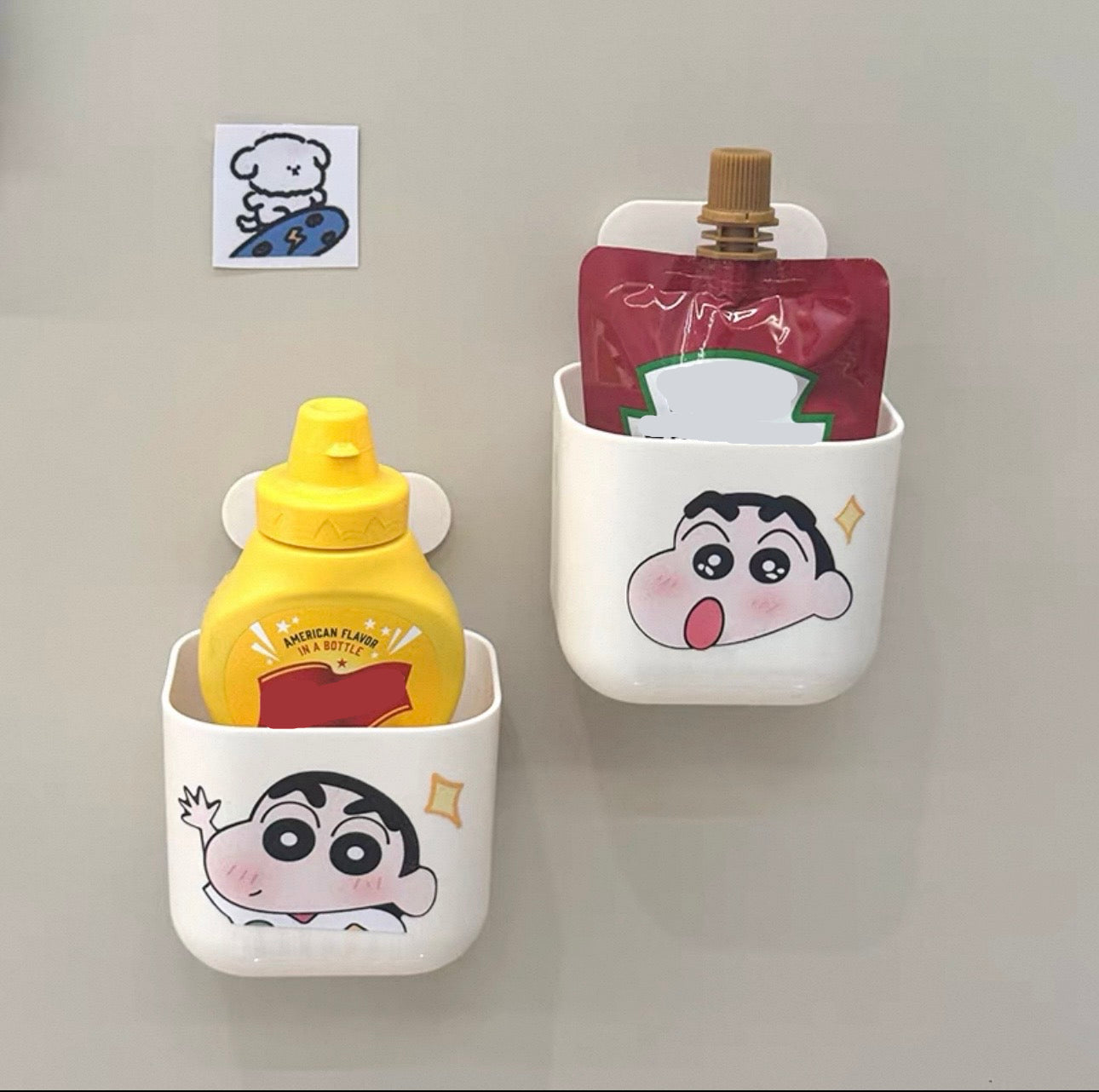 Character Magnetic Fridge Organizer Pockets - 2 pieces set