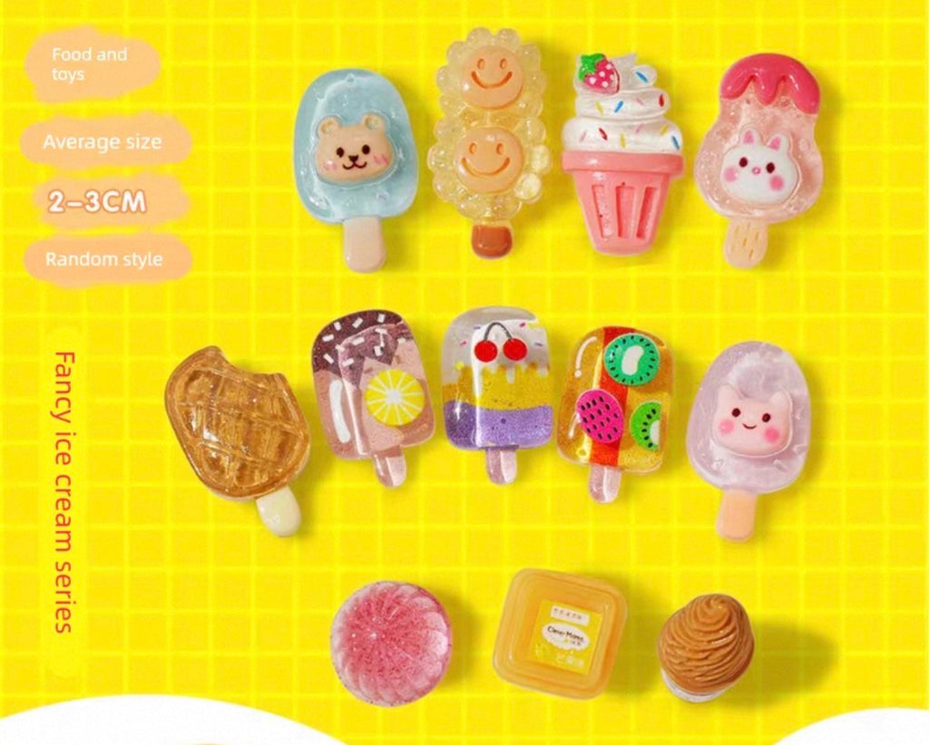 Convenience Store Ice Cream Freezer Magnet - 1 pcs freezer + random 15pcs of miniatures