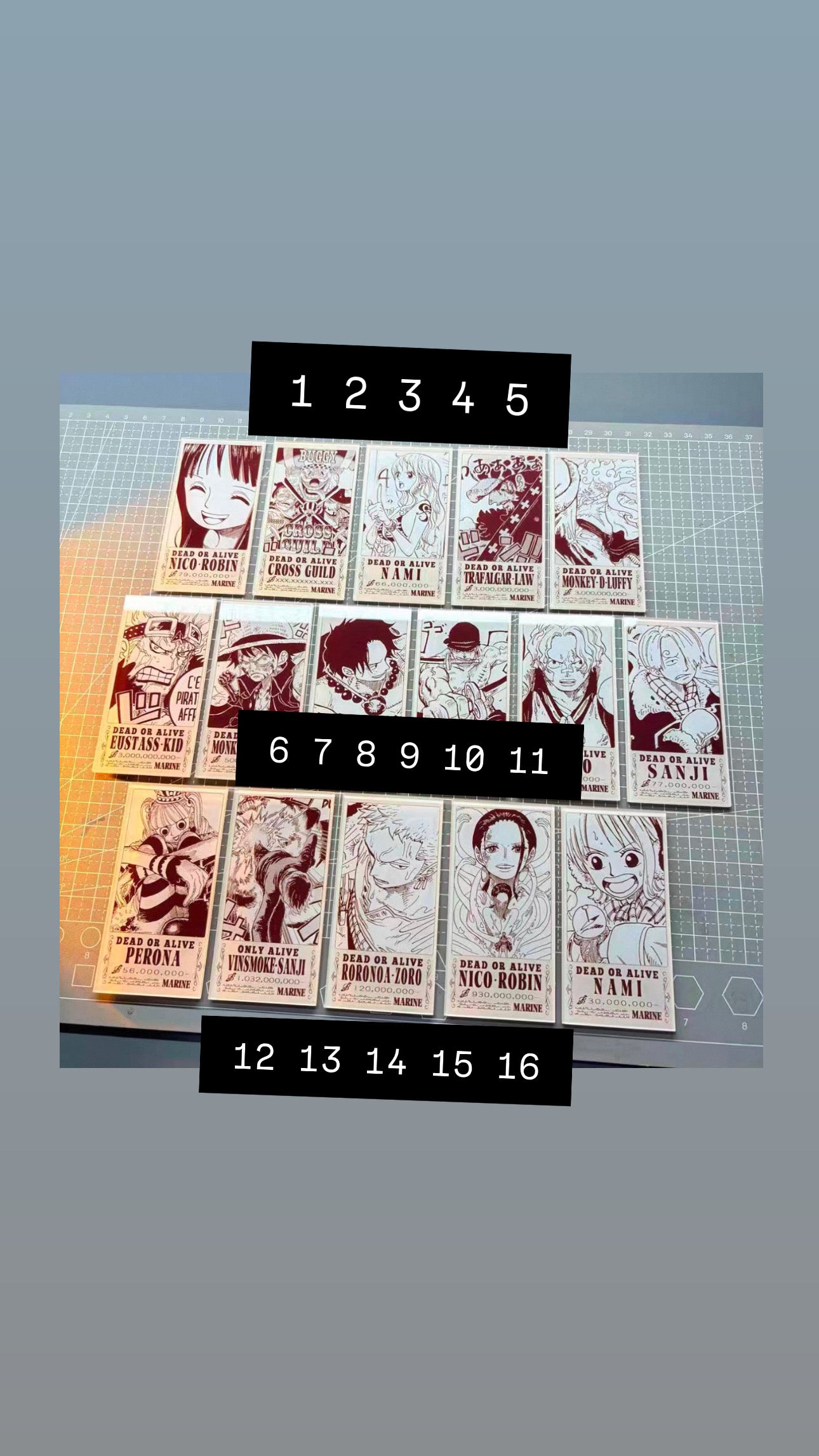 One Piece Wanted Magnet