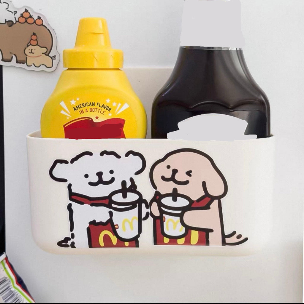 Magnetic Fridge Organizer Pockets - 3 Pieces