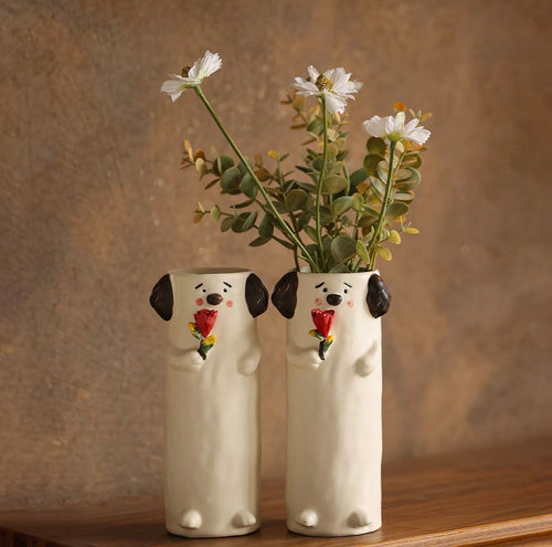 Dog Vase