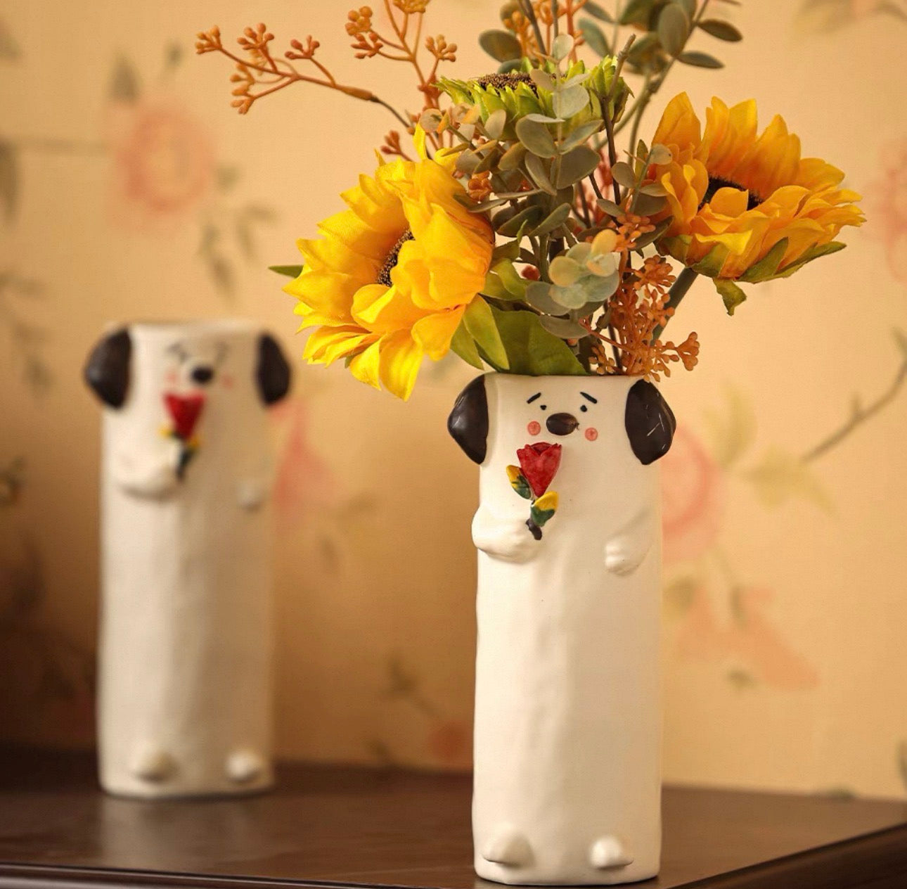 Dog Vase