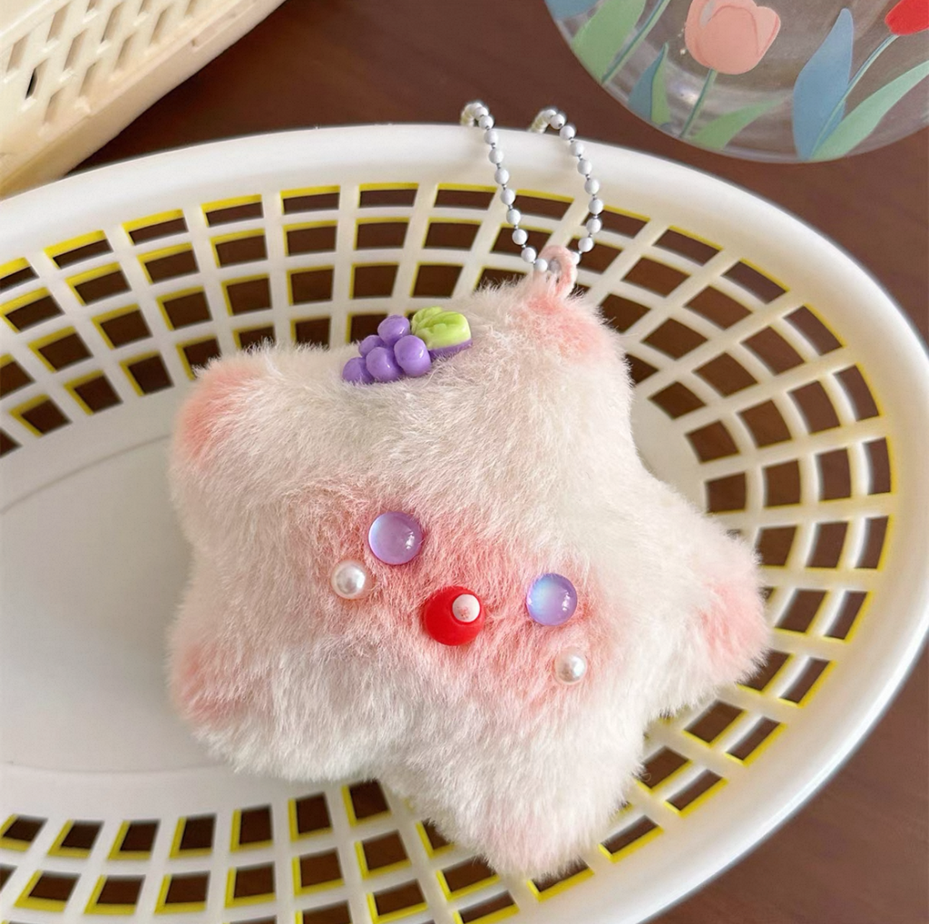 Wish Upon A Star: Fuzzy Plush Charm - 1pc
