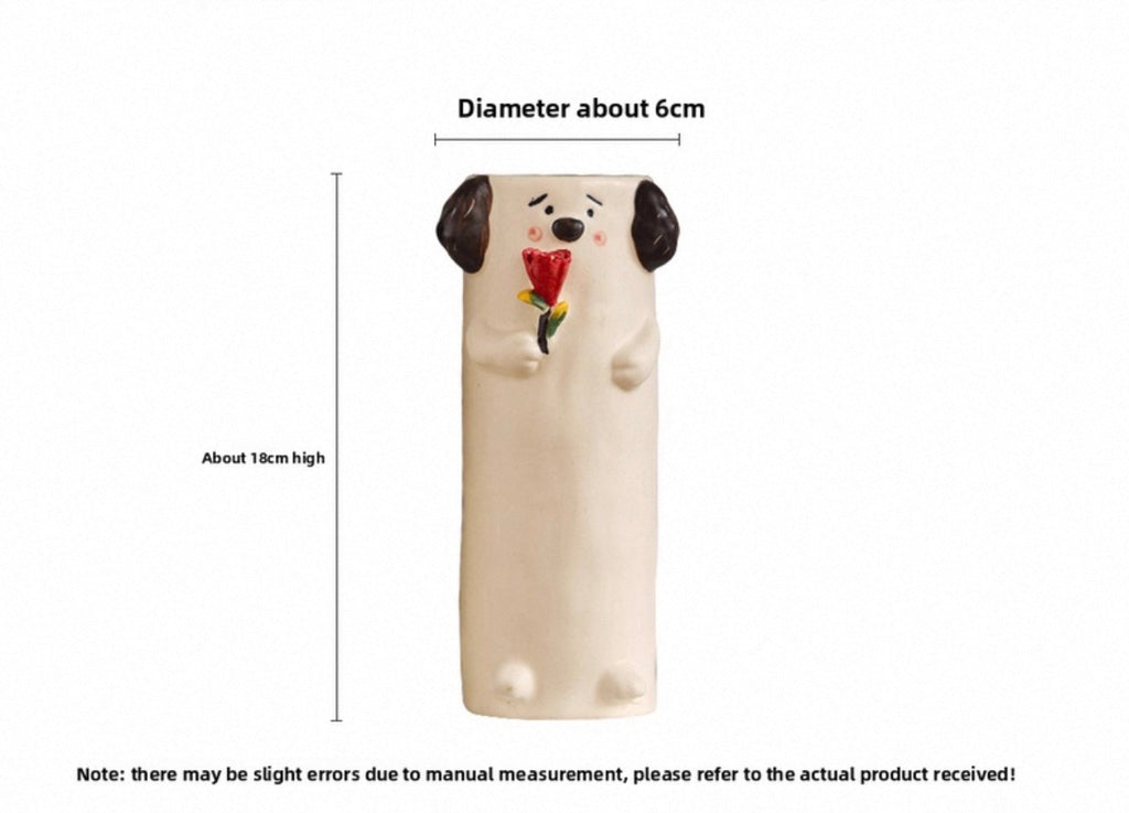 Dog Vase