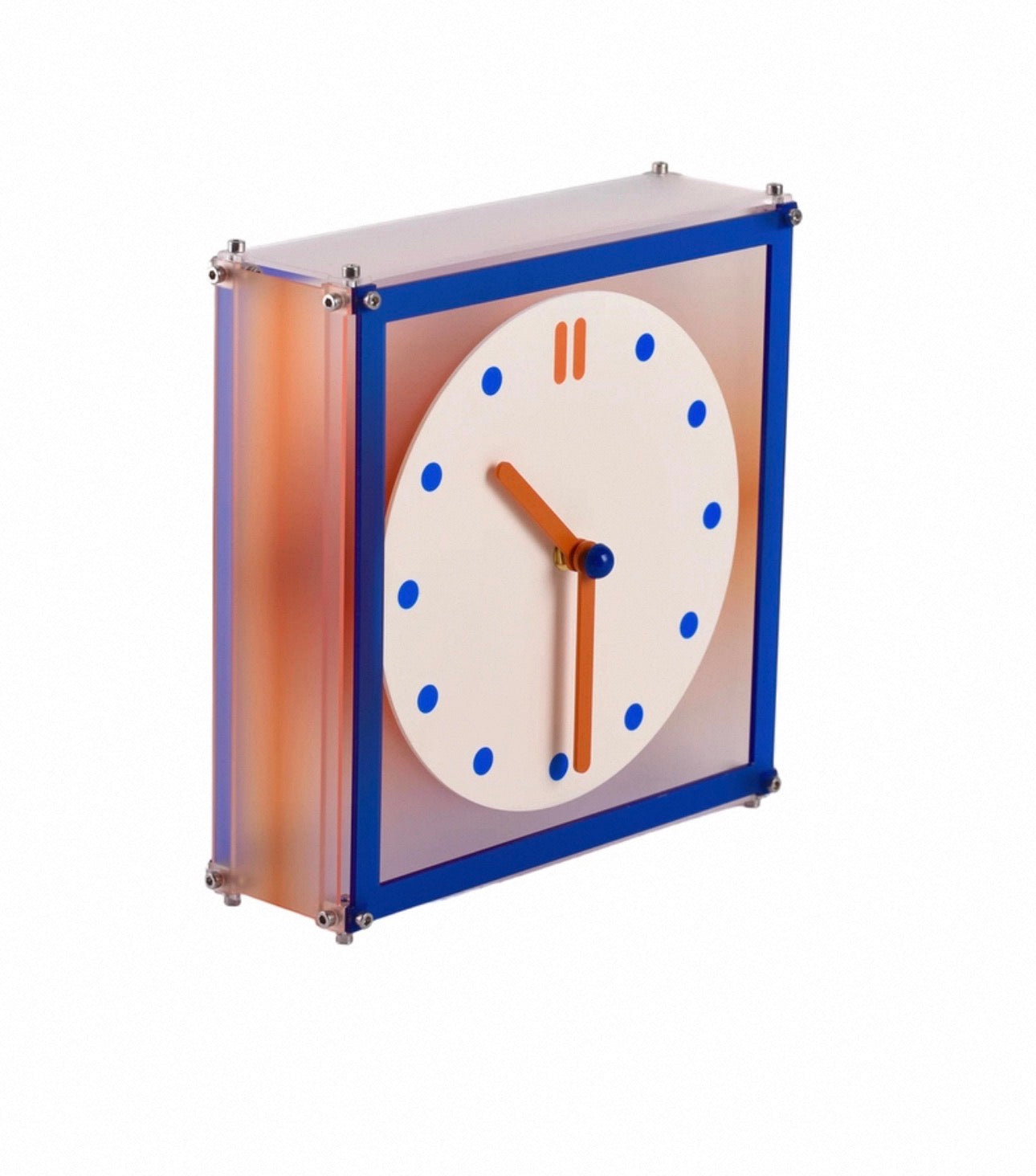 Double-Sides Wall Corner Clock - 1 Piece