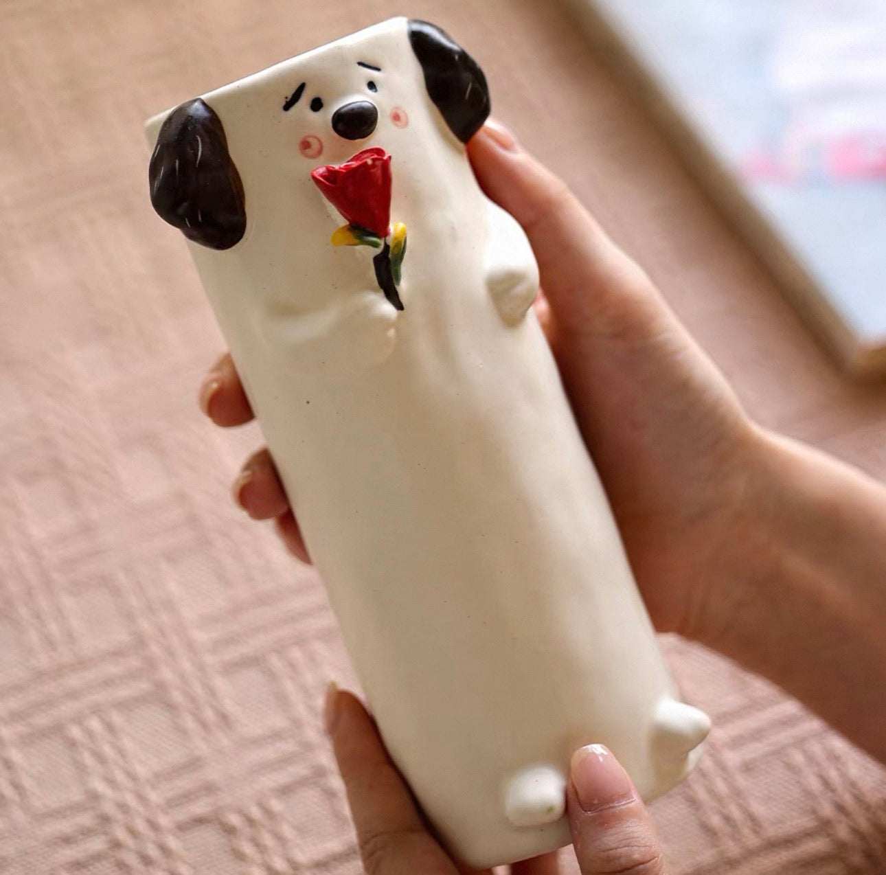 Dog Vase