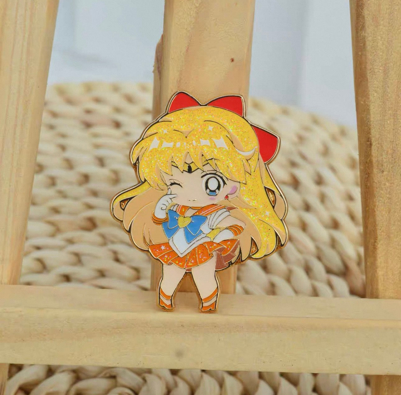 Sailor Moon Duo Brooch & Magnet