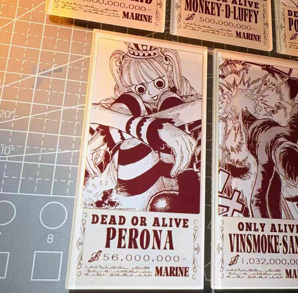 One Piece Wanted Magnet