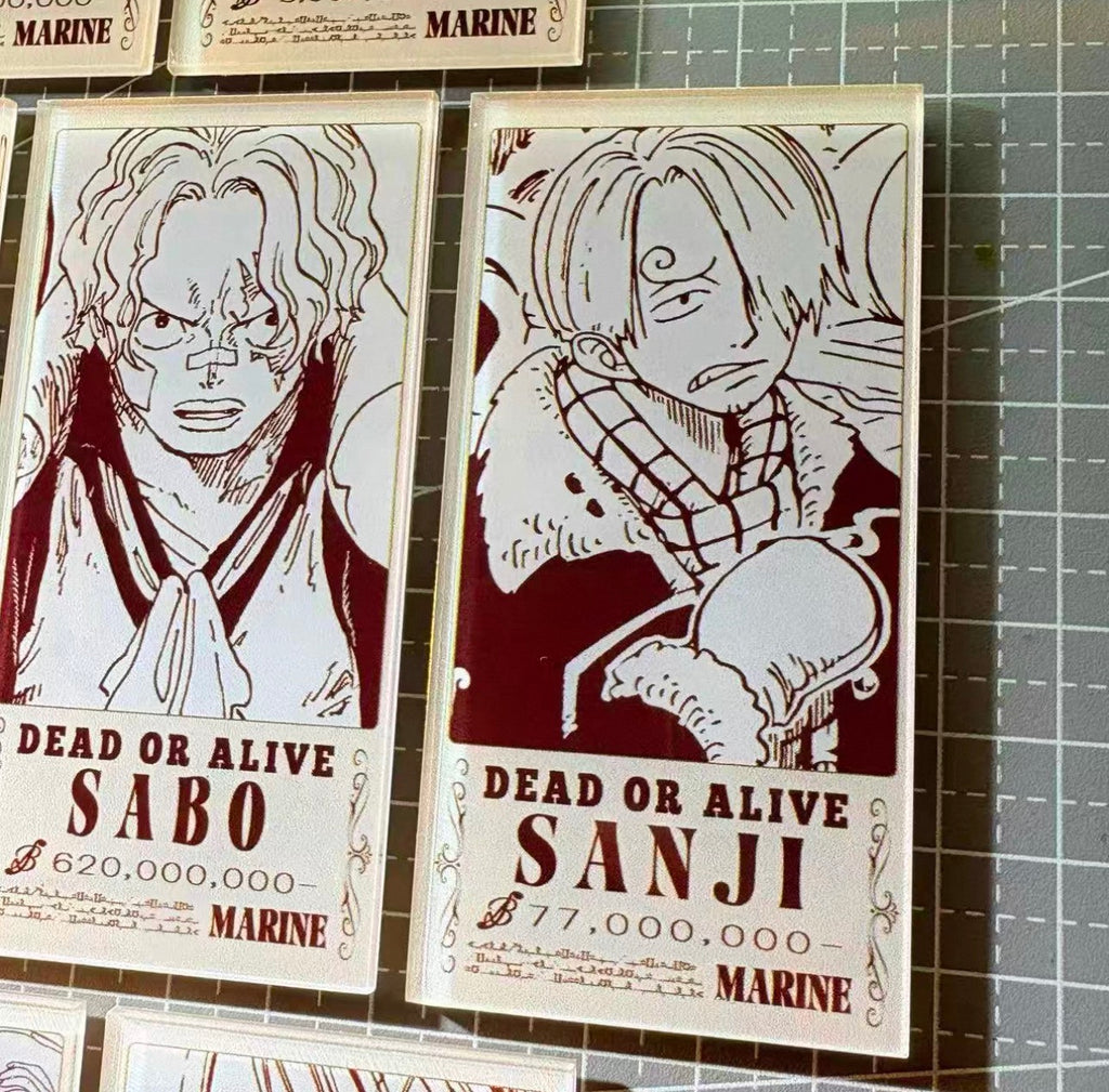 One Piece Wanted Magnet