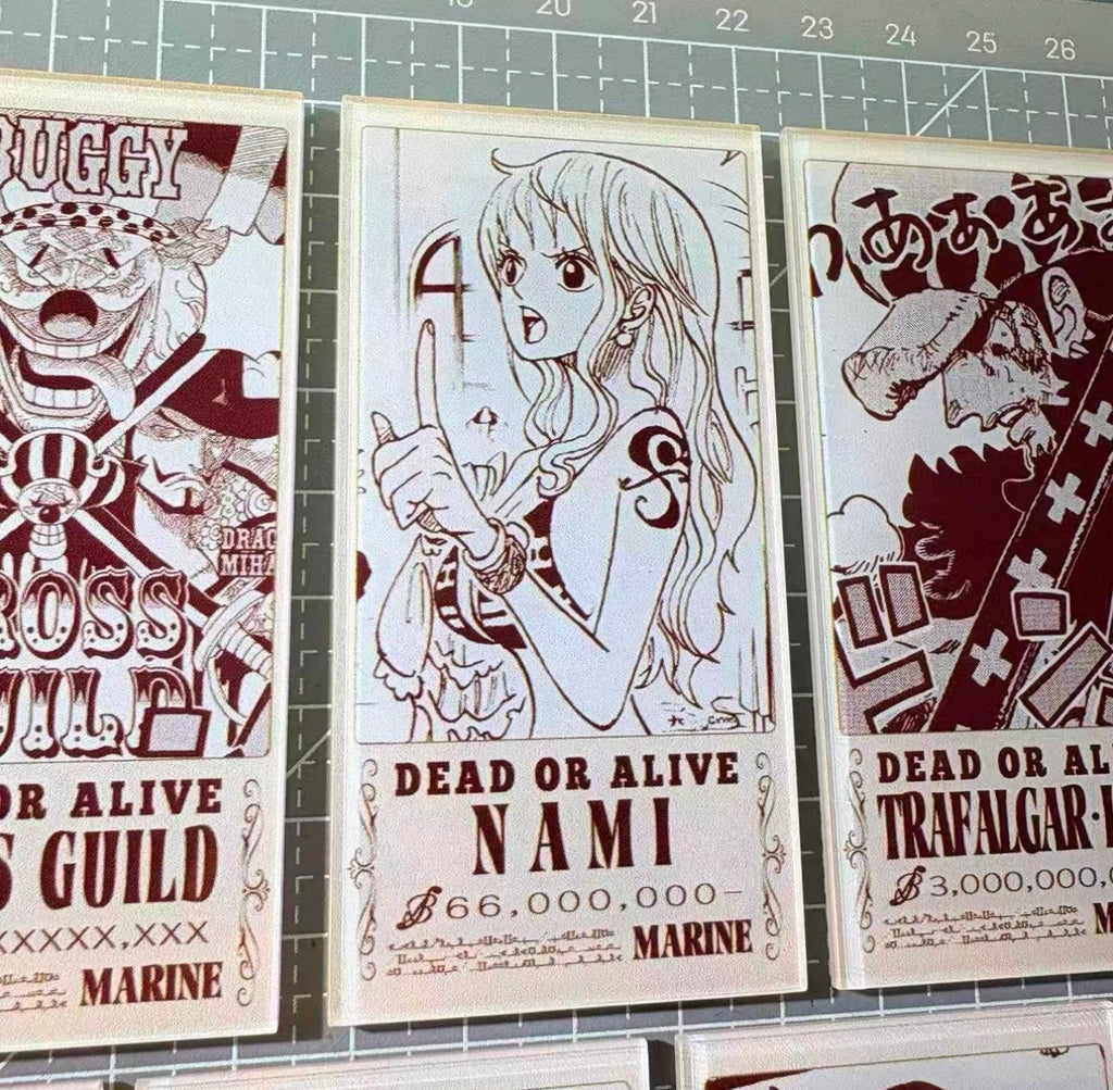 One Piece Wanted Magnet