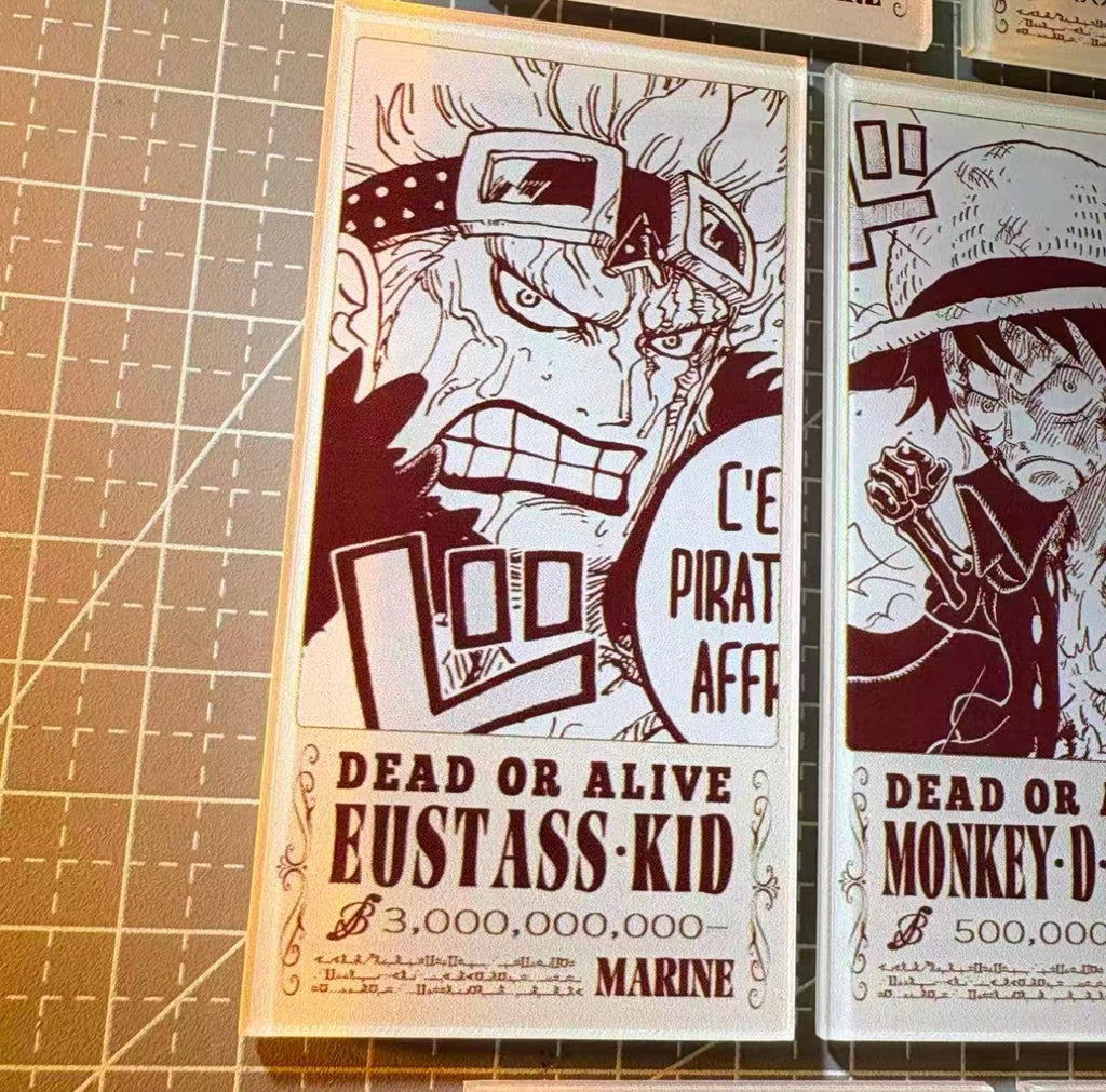 One Piece Wanted Magnet