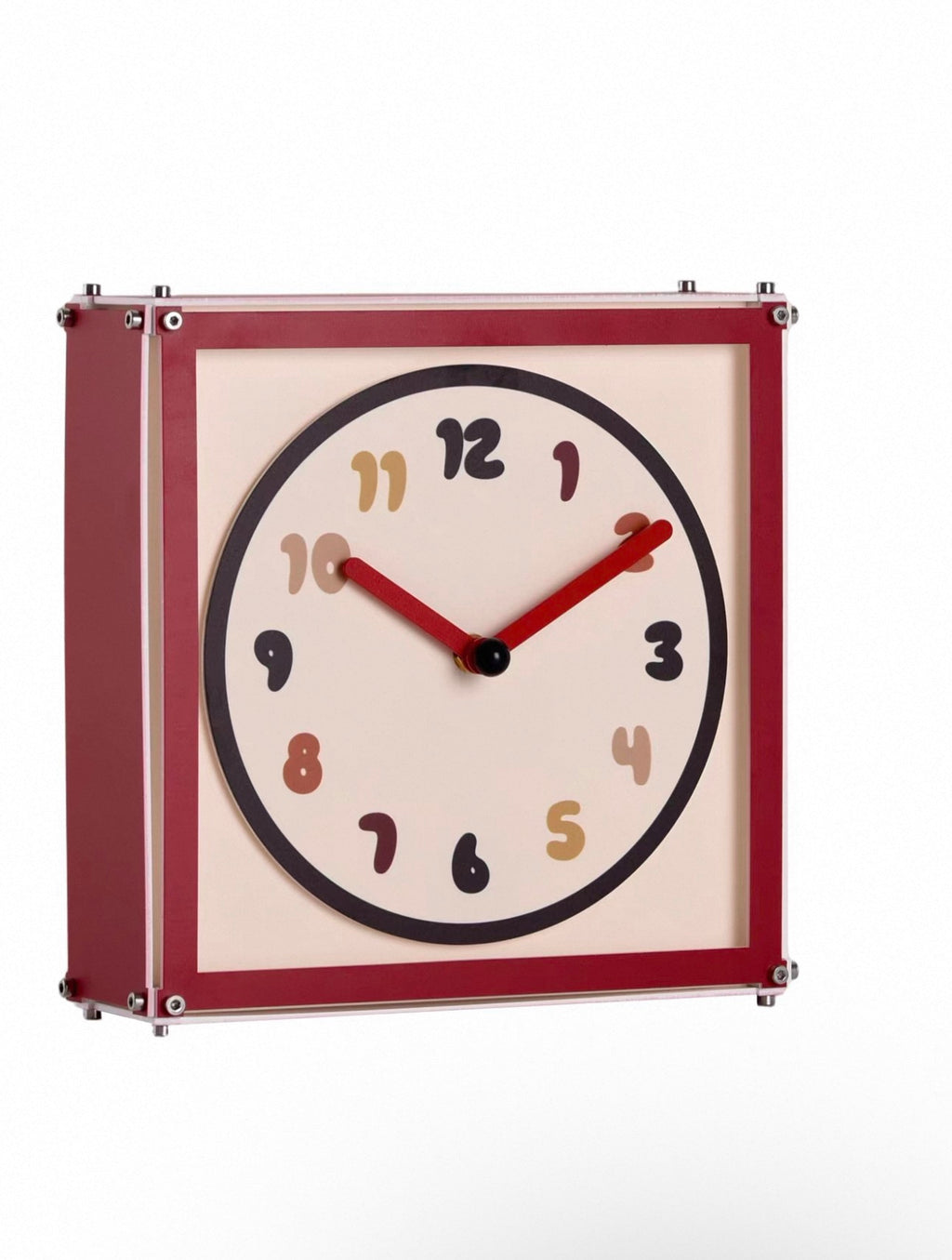 Double-Sides Wall Corner Clock - 1 Piece