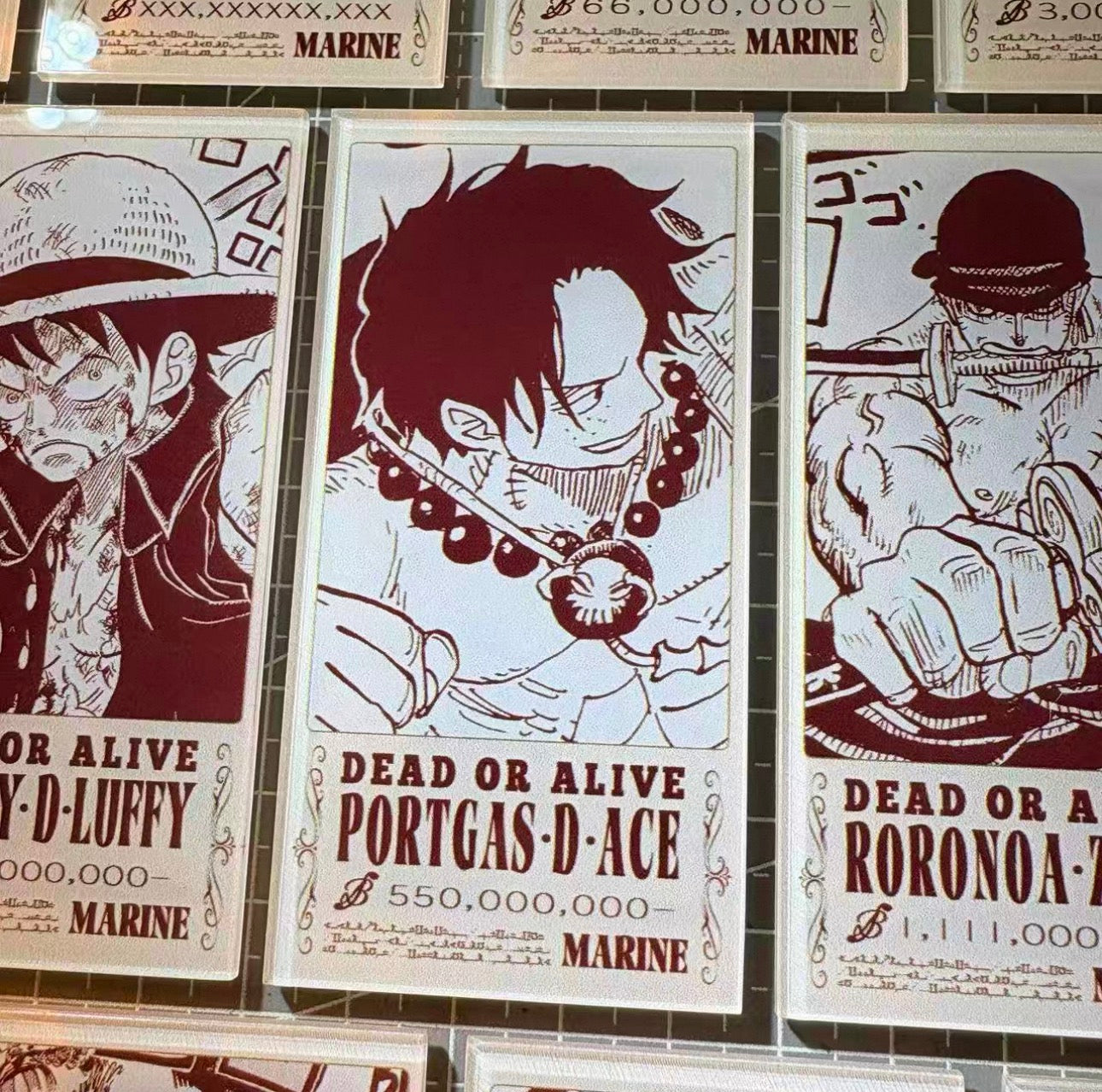 One Piece Wanted Magnet