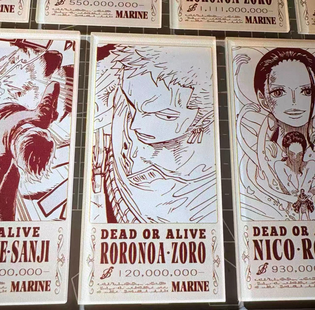 One Piece Wanted Magnet