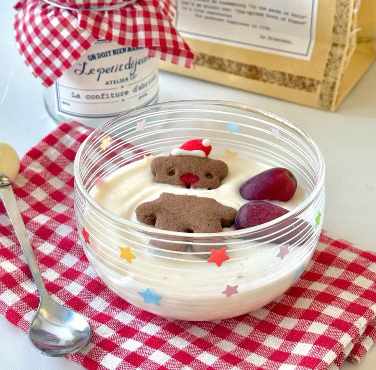Retro Starry Night Borosilicate Glass Plate & Bowl