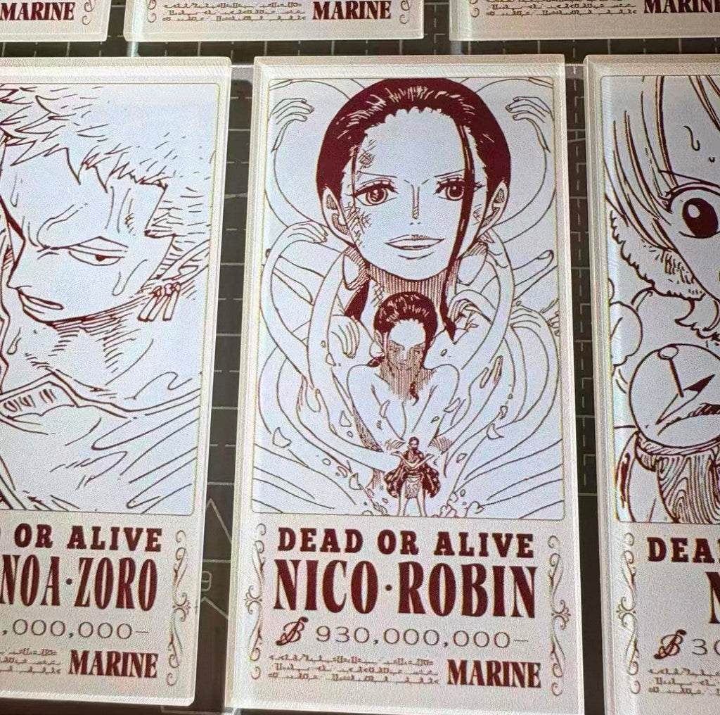 One Piece Wanted Magnet