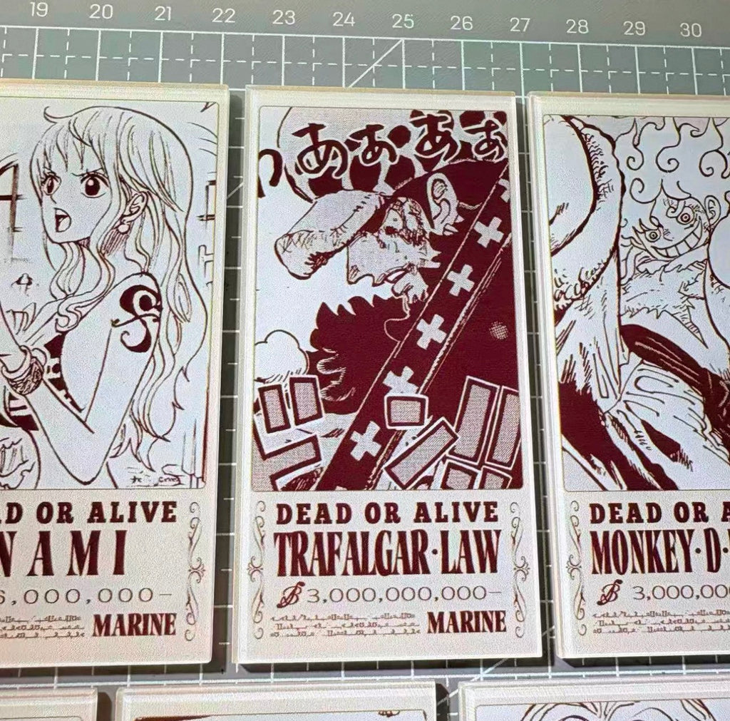 One Piece Wanted Magnet