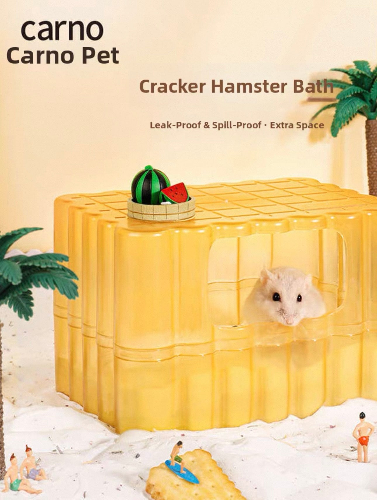 Cookie Cracker Hamster 🐹 Sand Bath
