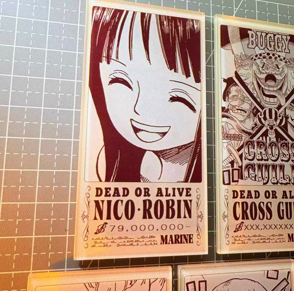 One Piece Wanted Magnet