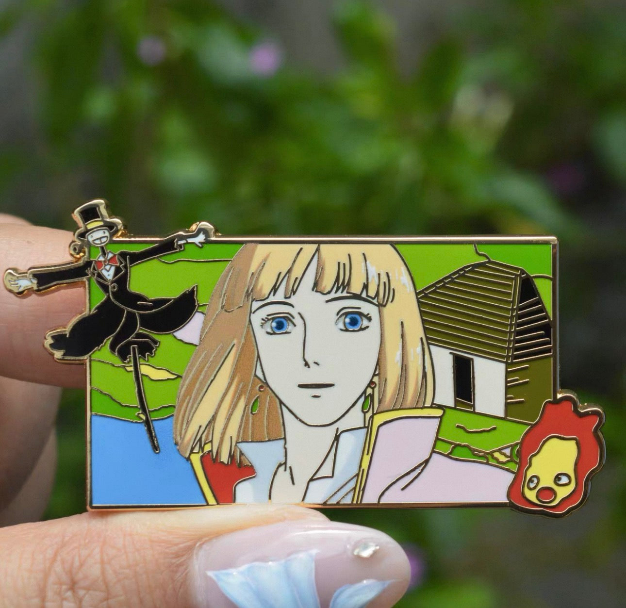 Howl’s Moving Castle Dual Magnet Brooch✨