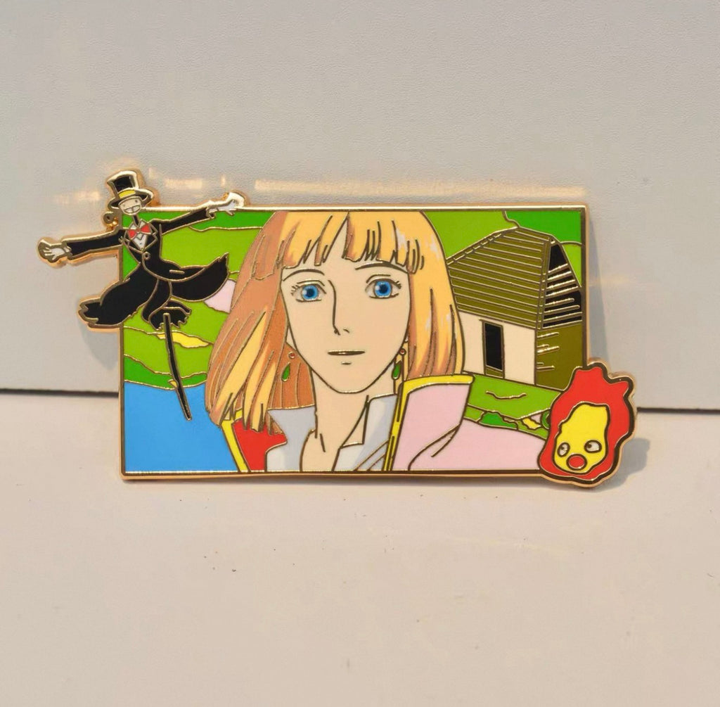 Howl’s Moving Castle Dual Magnet Brooch✨