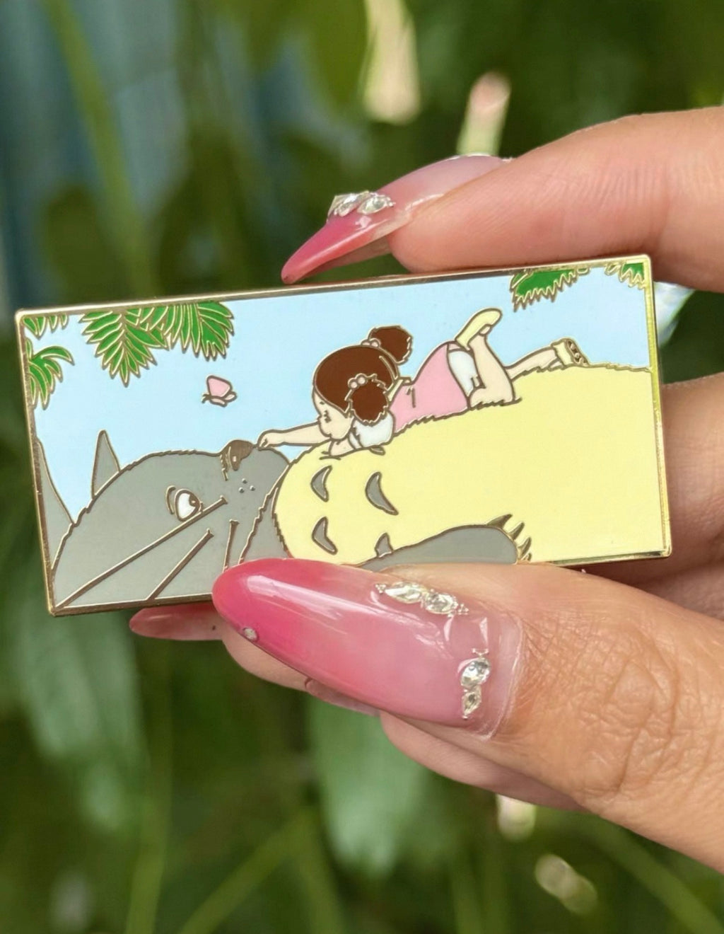 My Neighbor Totoro: Forest Naptime Landscape Duo Brooch & Magnet