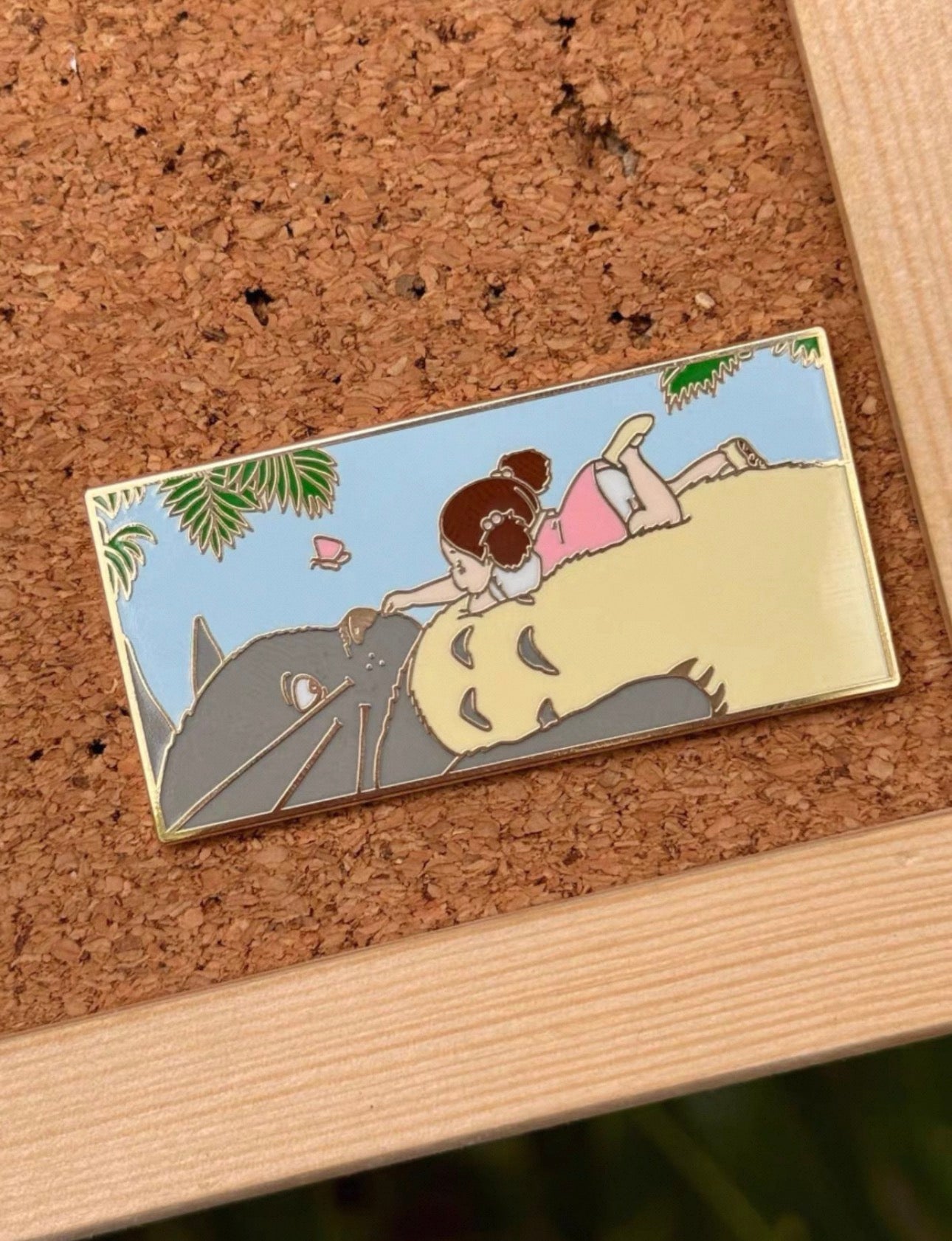 My Neighbor Totoro: Forest Naptime Landscape Duo Brooch & Magnet