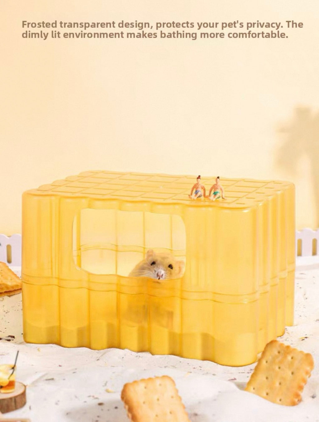 Cookie Cracker Hamster 🐹 Sand Bath