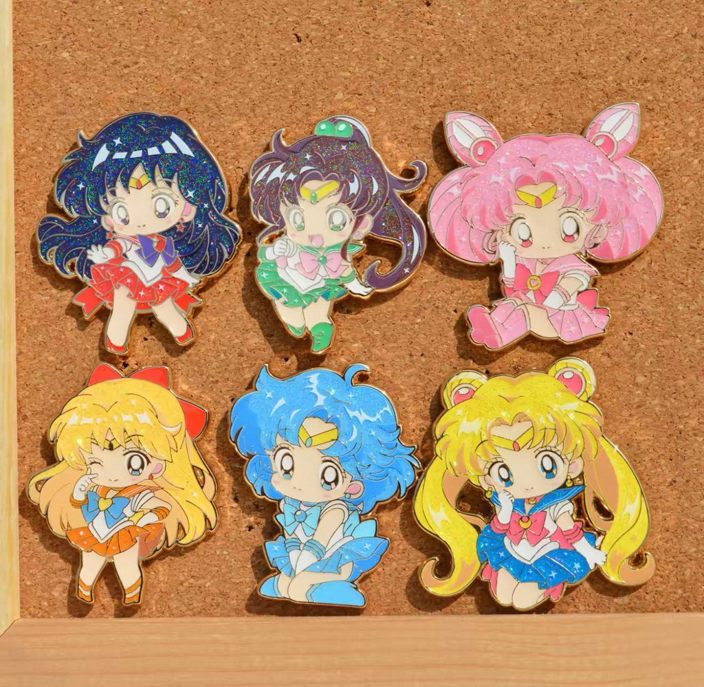 Sailor Moon Duo Brooch & Magnet