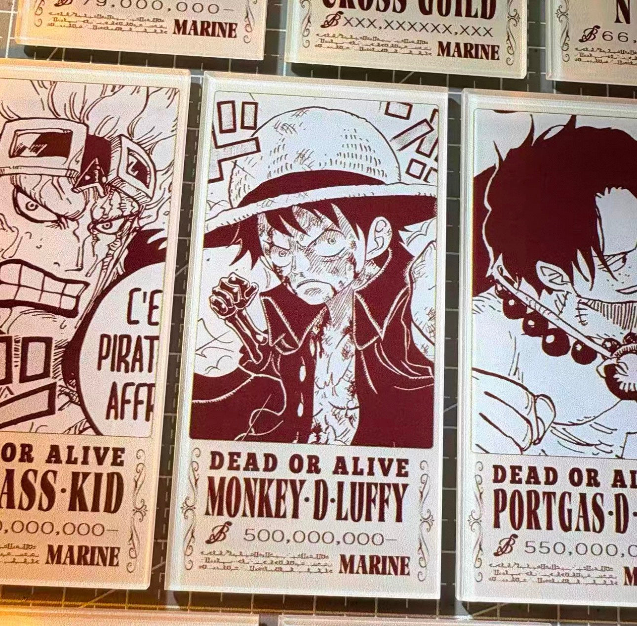 One Piece Wanted Magnet