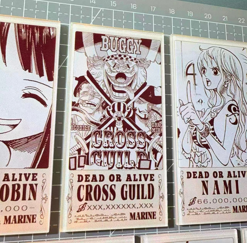 One Piece Wanted Magnet
