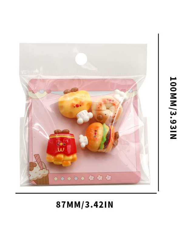 Mini Bakery Magnets - 8 Pieces Set